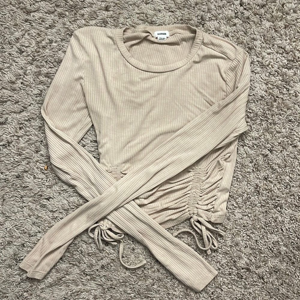 Garage Cinch Side Long Sleeve (Size Extra Small)